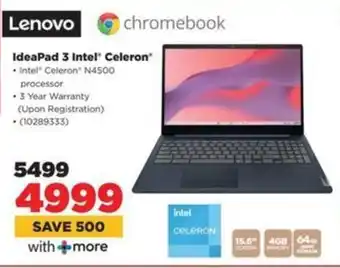 HiFi Corp Lenovo IdeaPad 3 Intel Celeron offer