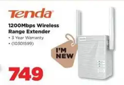 HiFi Corp Tenda 1200Mbps Wireless Range Extender offer