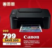 HiFi Corp Canon PIXMA TS3640 3-in-1 Multi-function Printer offer