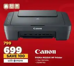 HiFi Corp Canon PIXMA MG2541 MF Printer offer