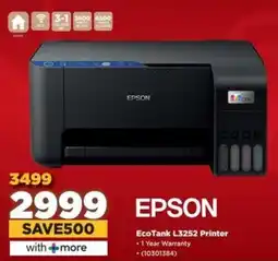 HiFi Corp EPSON EcoTank L3252 Printer offer