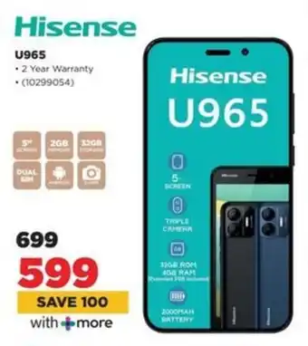 HiFi Corp Hisense U965 offer