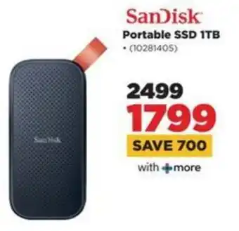 HiFi Corp SanDisk Portable SSD 1TB offer