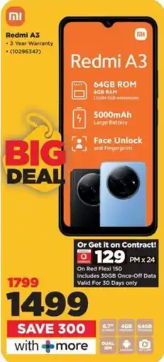 HiFi Corp Redmi A3 offer