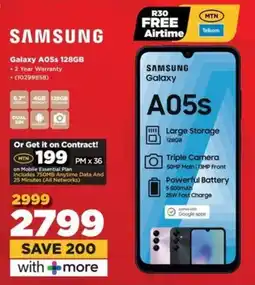 HiFi Corp SAMSUNG Galaxy A05s 128GB offer