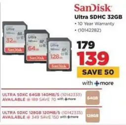 HiFi Corp SanDisk Ultra SDHC 32GB offer