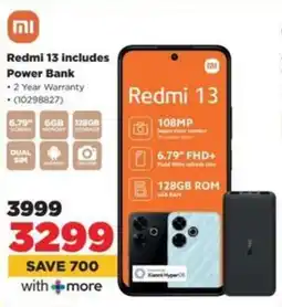 HiFi Corp Redmi 13 includes Power Bank offer