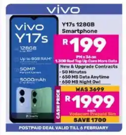 Game Vivo Y17s 128GB Smartphone offer