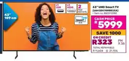 Game SAMSUNG 43" UHD Smart TV offer