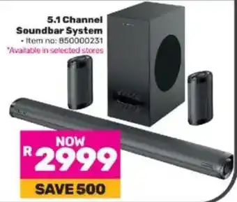 Game SKYWORTH 5.1 Channel Soundbar System offer