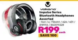 Game Volkano Impulse Series Bluetooth Headphones Assorted offer