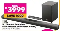 Game JBL 3.1 Channel Soundbar with Wireless Subwoofer offer