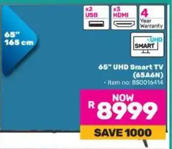 Game Hisense 65" UHD Smart TV offer