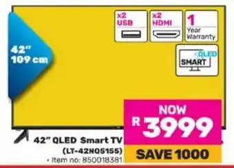 Game JVC 42" QLED Smart TV (LT-42N05155) offer