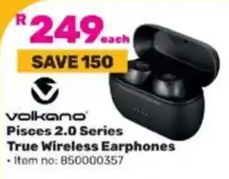 Game Volkano Pisces 2.0 Series True Wireless Earphones offer