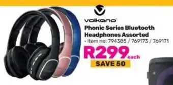 Game Volkano Phonic Series Bluetooth Headphones Assorted offer