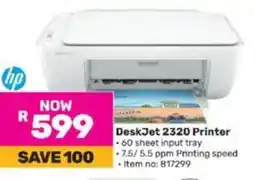 Game HP DeskJet 2320 Printer offer