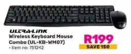 Game ULTRA-LINK Wireless Keyboard Mouse Combo (UL-KB-WM07) offer