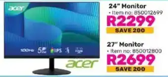 Game Acer 24" Monitor offer