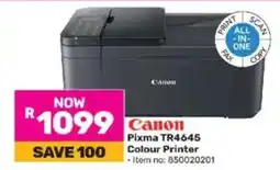 Game Canon Pixma TR4645 Colour Printer offer