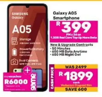 Game SAMSUNG Galaxy A05 Smartphone offer