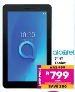 Game Alcatel 7" 1T Tablet offer