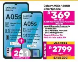 Game SAMSUNG Galaxy A05s 128GB Smartphone offer