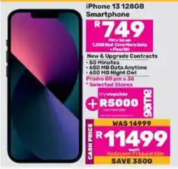 Game iPhone 13 128GB Smartphone offer