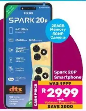 Game TECNO Spark 20P Smartphone offer