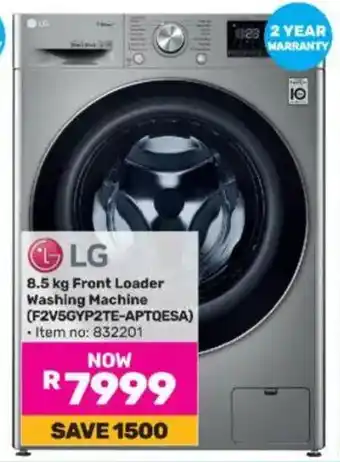 Game LG Front Loader Washing Machine offer