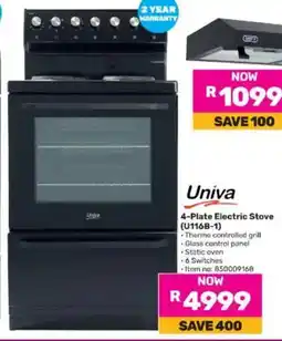 Game Univa 4-Plate Electric Stove (U116B-1) offer