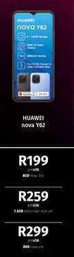 Vodacom HUAWEI nova Y62 offer