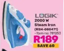 Game LOGIK 2000 W Steam Iron (RSH-080471) offer