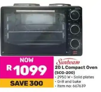 Game Sunbeam Compact Oven (SCO-200) offer