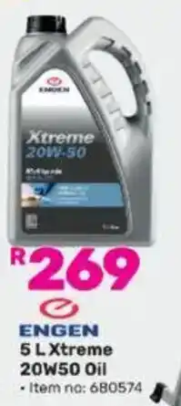 Game ENGEN Xtreme 20W50 Oil offer