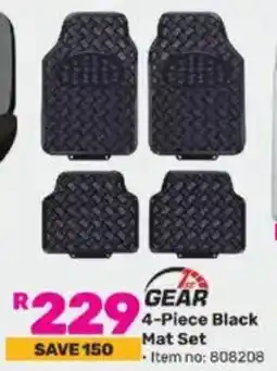 Game GEAR Black Mat Set offer