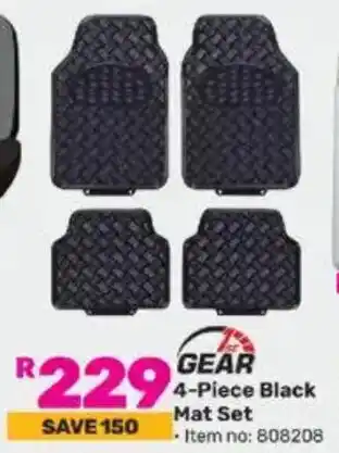 Game GEAR Black Mat Set offer