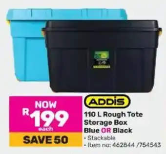 Game ADDIS Rough Tote Storage Box Blue OR Black offer