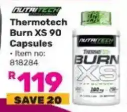 Game NUTRITECH Thermotech Burn XS 90 Capsules offer