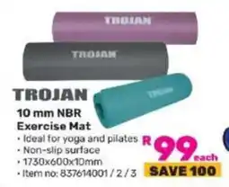 Game TROJAN NBR Exercise Mat offer