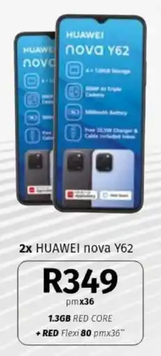 Vodacom HUAWEI nova Y62 offer