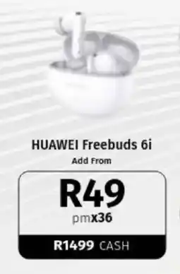 Vodacom HUAWEI Freebuds 6i offer