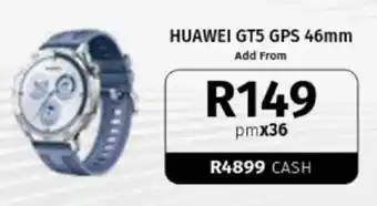 Vodacom HUAWEI GT5 GPS 46mm offer