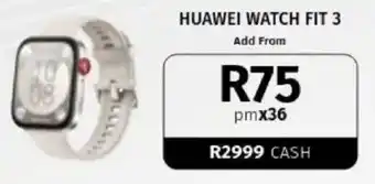 Vodacom Huawei watch fit 3 offer