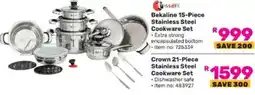 Game Bekaline Stainless Steel Cookware Set offer