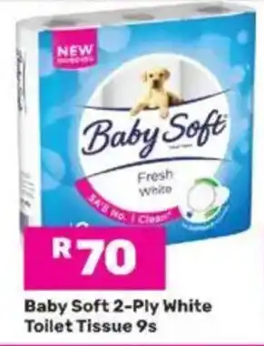 Game Baby Soft 2-Ply White Toilet Tissue offer