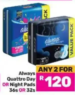 Game Always Quattro Day OR Night Pads offer