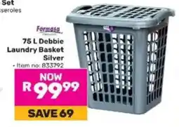 Game Formosa Debbie Laundry Basket Silver offer