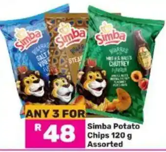 Game Simba Potato Chips Assorted offer