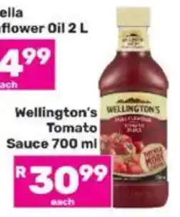 Game Wellington's Tomato Sauce offer